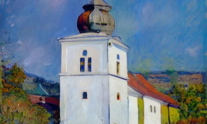 kostel svaté Kateřiny (Bavory) – spring
