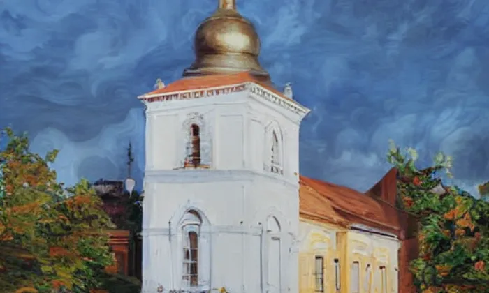 kostel svaté Kateřiny (Bavory) – summer