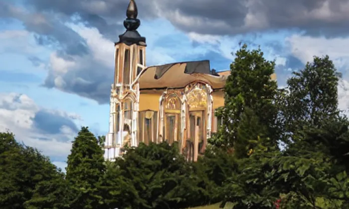 kostel svaté Kateřiny (Choteč) – spring