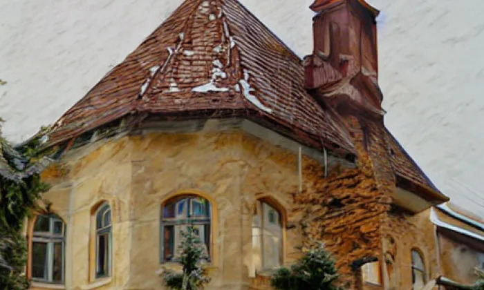 Kostel svaté Kateřiny (Chouč) – winter