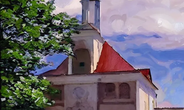 kostel svaté Kateřiny (Herálec) – spring