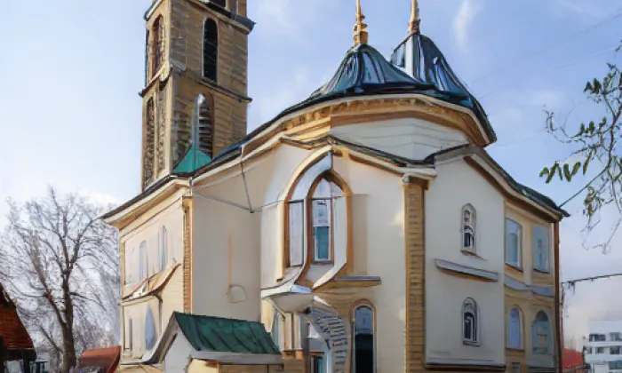 Kostel svaté Kateřiny (Klimkovice) – podzim