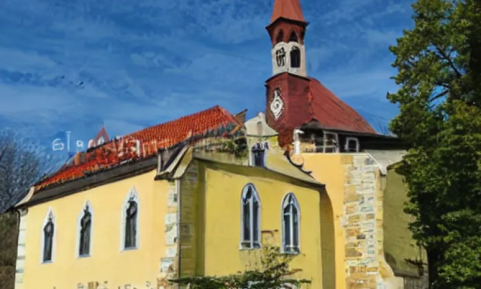 Kostel svaté Kateřiny (Kněžice) – jaro