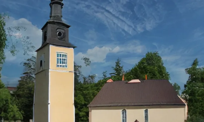 Kostel svaté Kateřiny (Mladé Buky) – autumn