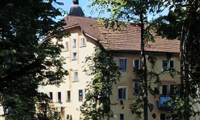 kostel svaté Kateřiny (Nové Město pod Smrkem) – podzim