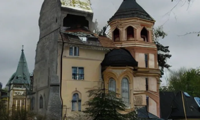 Kostel svaté Kateřiny (Nová Ves u Mladé Vožice) – jaro