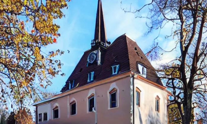Kostel svaté Kateřiny (Olšová Vrata) – zima