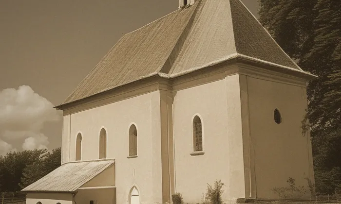 Kostel svaté Kateřiny (Rešov) – historical