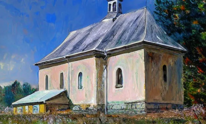 Kostel svaté Kateřiny (Rešov) – spring