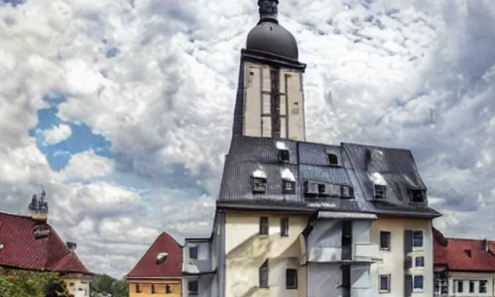 Kostel svaté Kateřiny Alexandrijské (Volary) – autumn