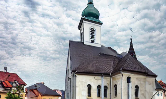 Kostel svaté Kateřiny Alexandrijské (Volary) – summer