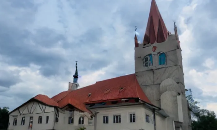 Kostel svaté Kateřiny Sienské – winter