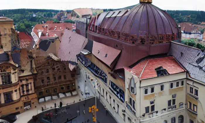 Kostel svaté Kateřiny v Chomutově – iluminace