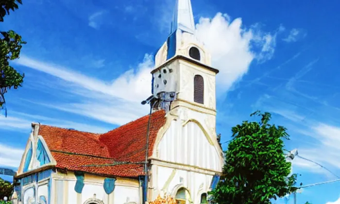 kostel svaté Kunhuty (Hostěradice) – léto