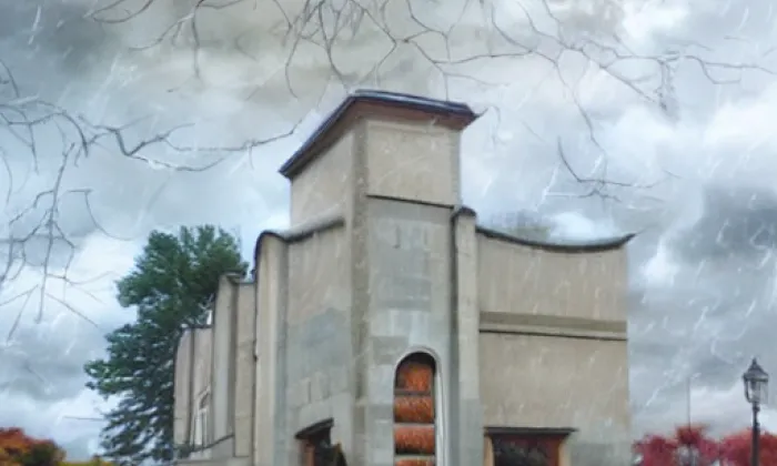 Kostel svaté Kunhuty (Jevišovka) – autumn