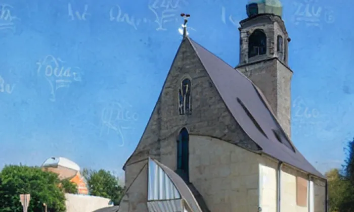 Kostel svaté Kunhuty (Královské Poříčí) – noc