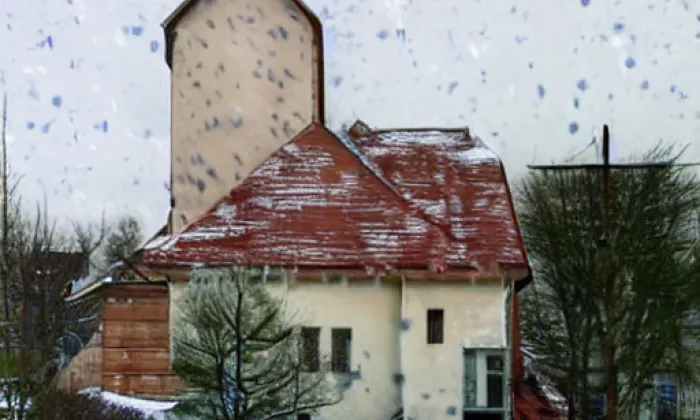kostel svaté Kunhuty (Nížkovice) – winter