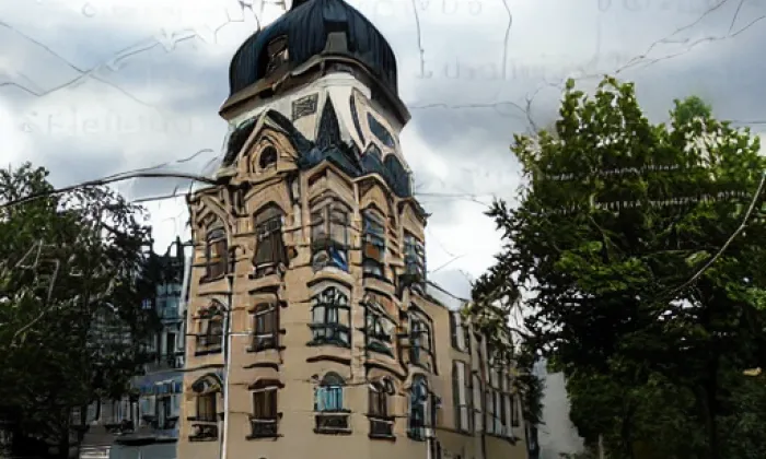 Kostel svaté Kunhuty (Nové Město na Moravě) – akvarel