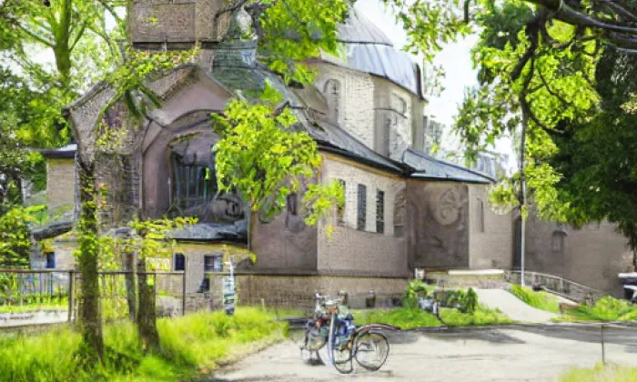 kostel svaté Kunhuty (Polom) – podzim