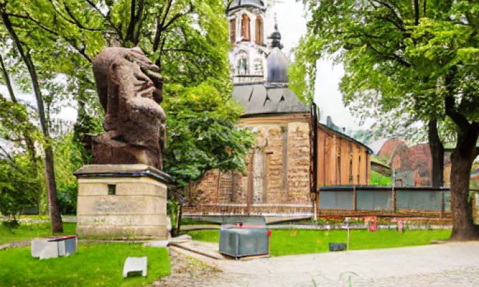 kostel svaté Kunhuty (Polom) – léto