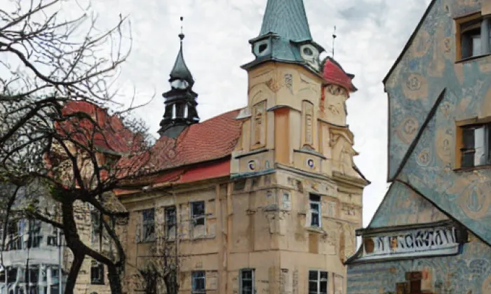 Kostel svaté Ludmily (Horní Počernice) – zima