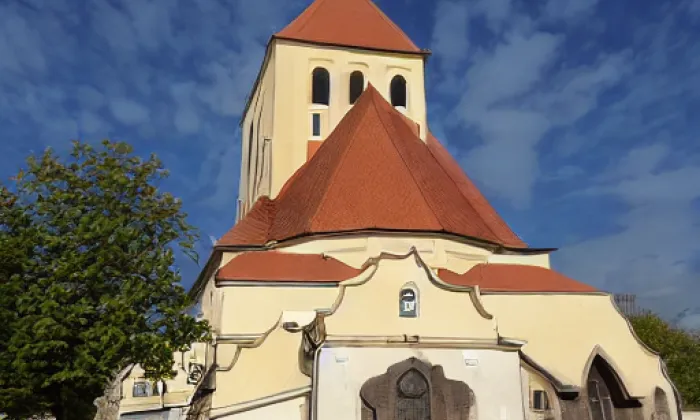 kostel svaté Máří Magdalény (Černice) – noc