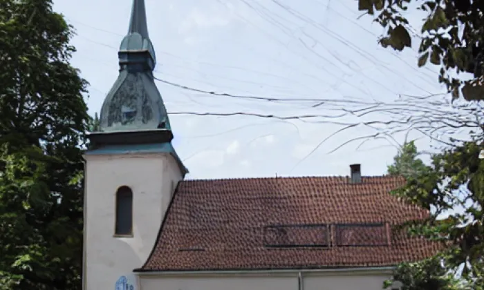 Kostel svaté Máří Magdalény (Kunice) – podzim