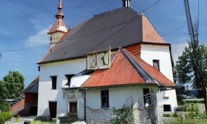 kostel svaté Máří Magdaleny (Bartošovice v Orlických horách) – noc