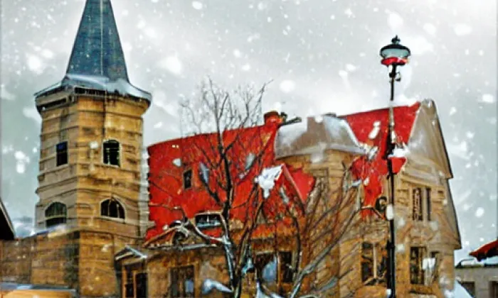 kostel svaté Máří Magdaleny (Chvalšiny) – winter