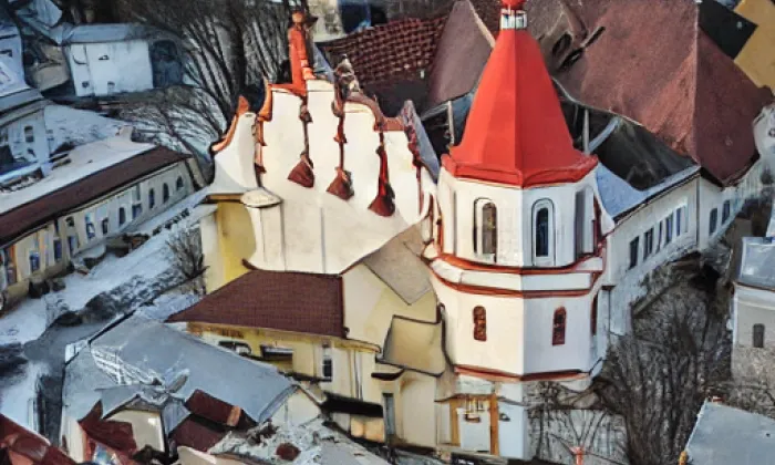 Kostel svaté Máří Magdaleny (Holany) – podzim
