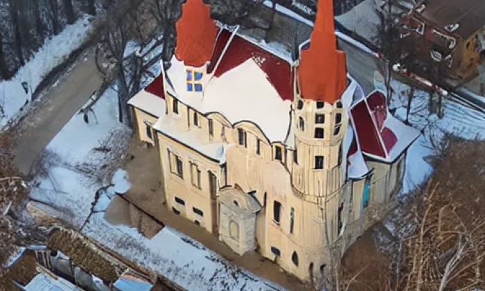 Kostel svaté Máří Magdaleny (Holany) – zima