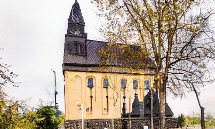 kostel svaté Maří Magdalény (Řečany nad Labem) – winter