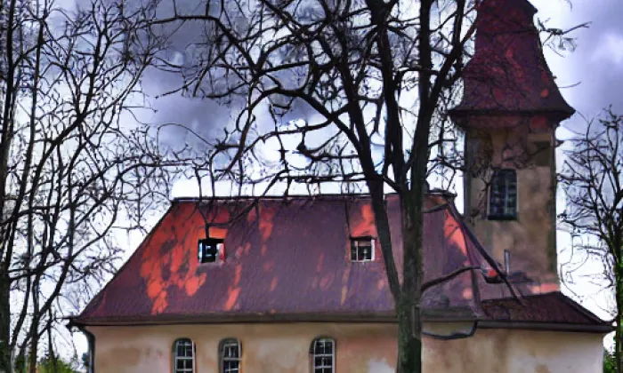 kostel svaté Maří Magdalény (Ostrov u Macochy) – autumn