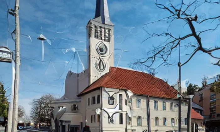 Kostel svaté Maří Magdalény (Rousínov) – noc