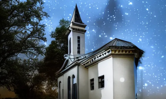 Kostel svaté Maří Magdalény (Volary) – noc
