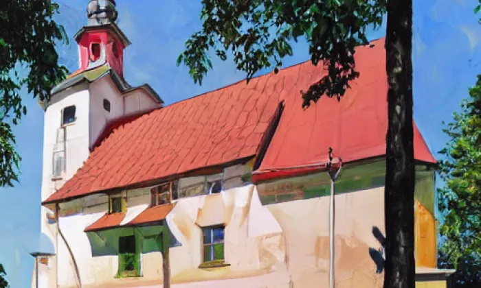 kostel svaté Markéty (Dolní Bobrová) – summer