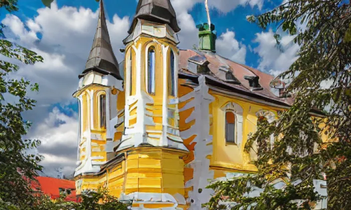 kostel svaté Markéty (Jaroměřice nad Rokytnou) – jaro