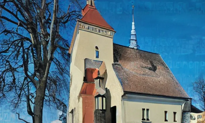 Kostel svaté Markéty (Loukov) – autumn