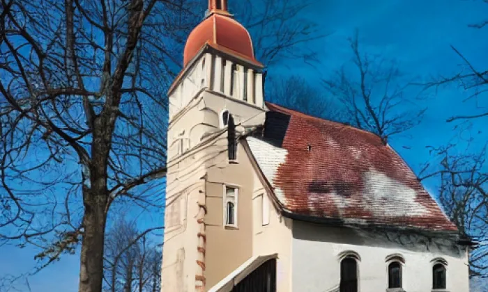 Kostel svaté Markéty (Loukov) – winter