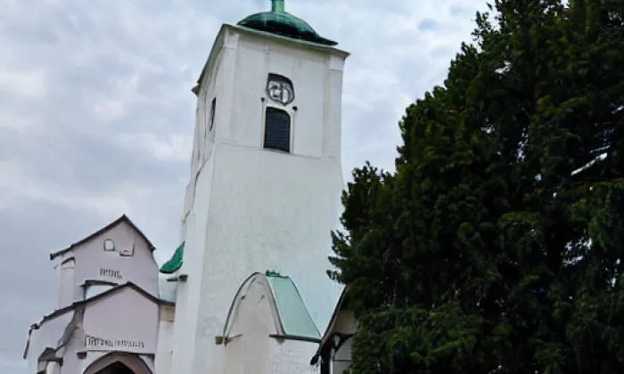 Kostel svaté Markéty (Ouběnice) – zima