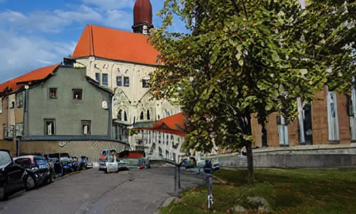 Kostel svaté Markéty (Vintířov) – noc
