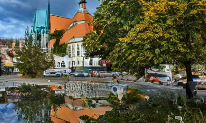 Kostel svaté Markéty (Vintířov) – jaro