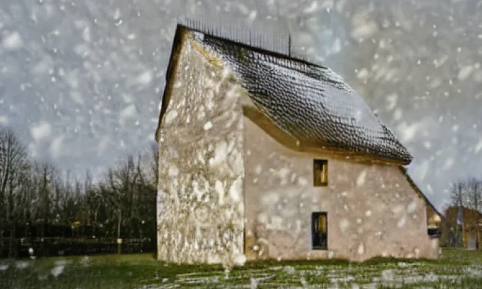 Kostel svaté Markéty (Vysočany) – winter