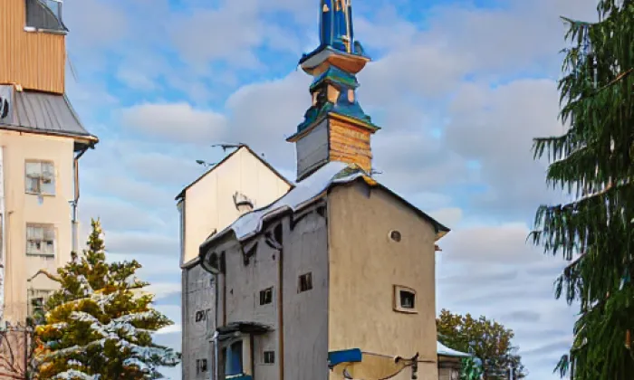 kostel svaté Markéty v Městci Králové – winter