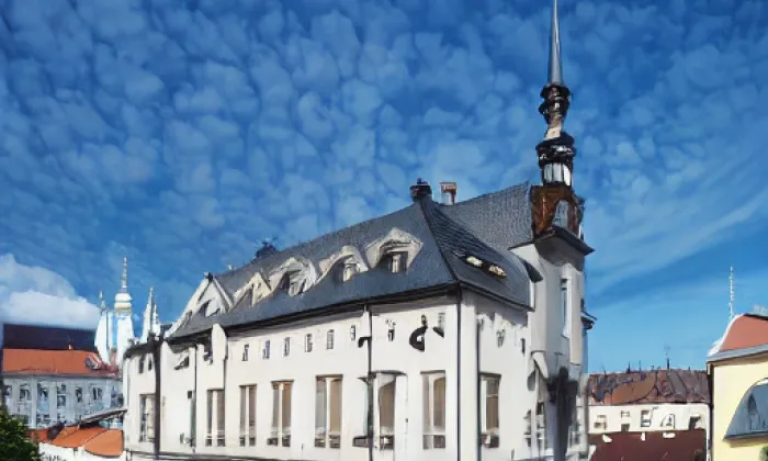 kostel svaté Rodiny (České Budějovice 1) – autumn