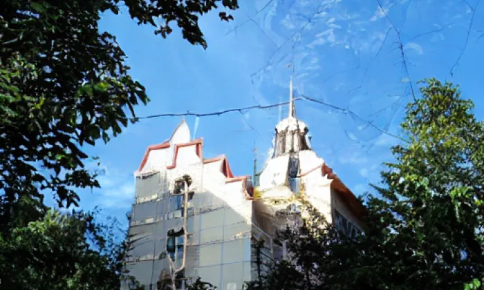 Kostel svaté Voršily (Újezdec) – jaro