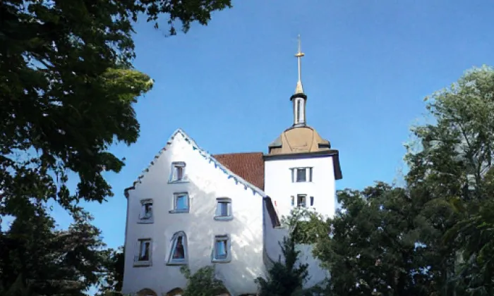 Kostel svaté Voršily (Újezdec) – zima