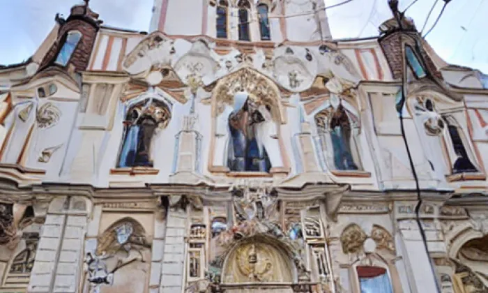 Kostel svaté Voršily (Praha 1) – winter