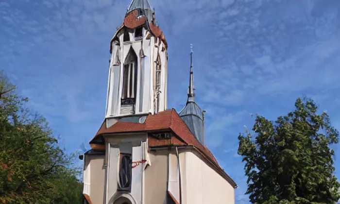 Kostel svatých Šimona a Judy (Hradiště) – podzim