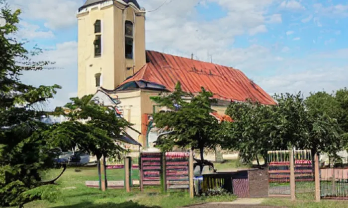 Kostel svatých Šimona a Judy (Milíkov) – zima